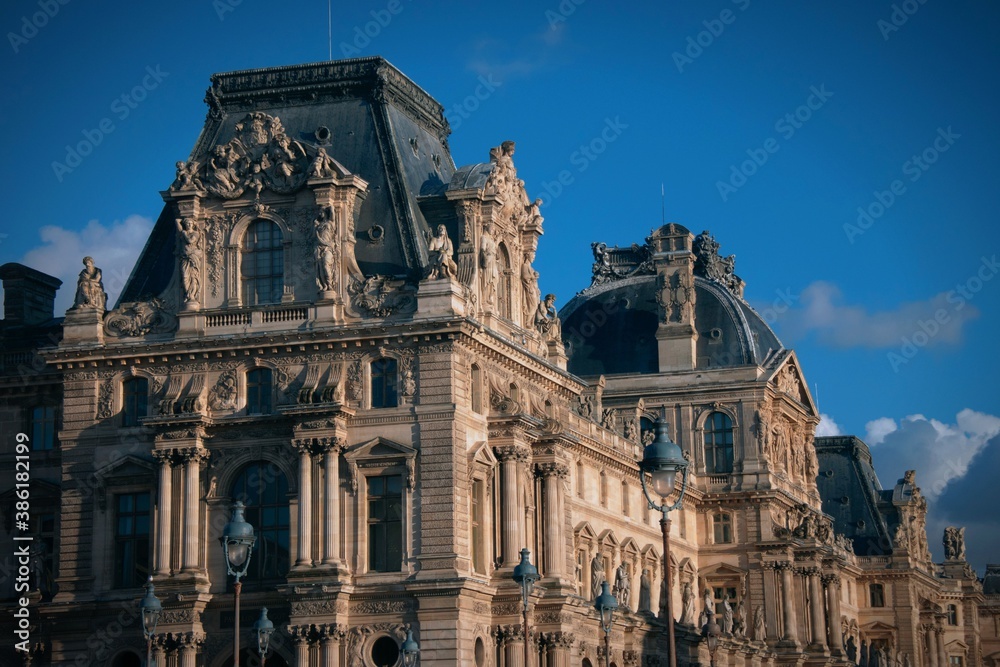 saint cathedral city in Paris, Louvre