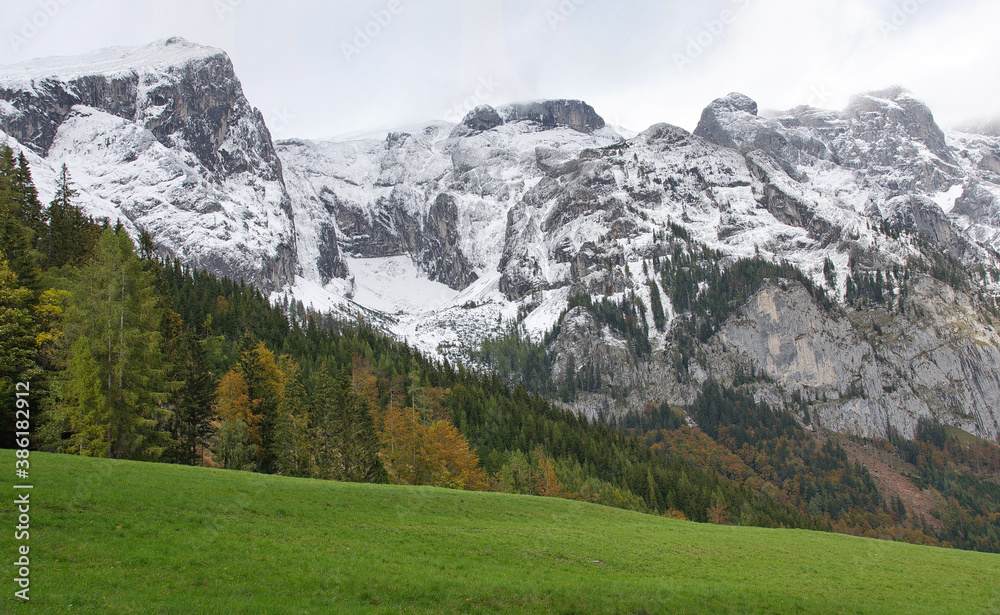 Landschaft im Hochschwabmassiv bei St. Ilgen (Österreich)