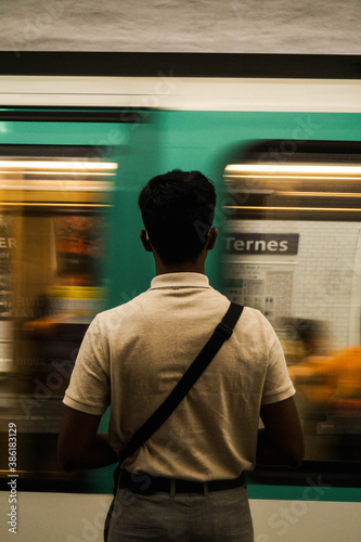 Canvas Print metro de paris