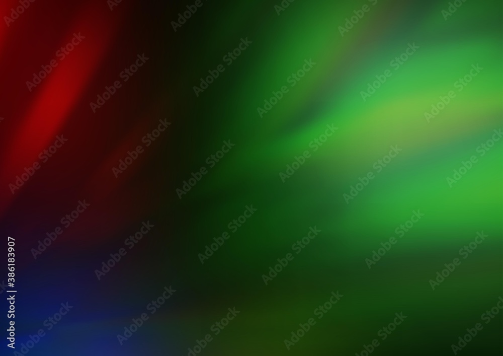 Obraz premium Dark Multicolor, Rainbow vector blurred bright template.