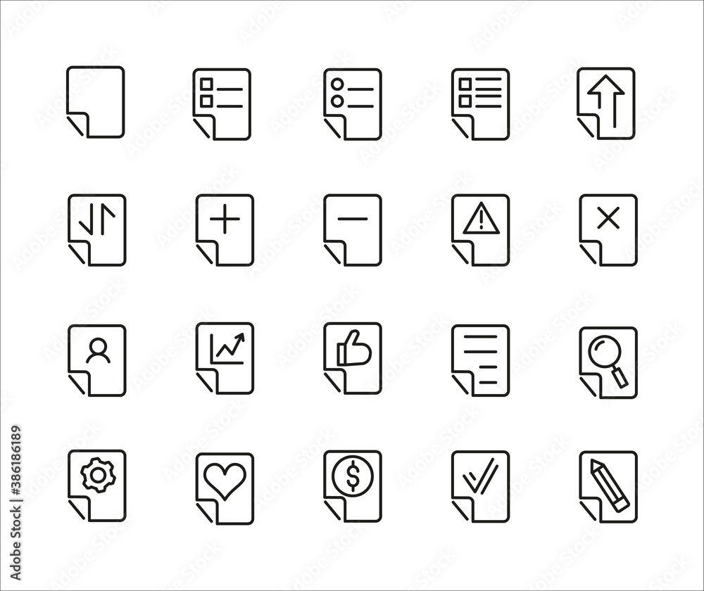 Simple Set Of Documents Related Outline Icons. Elements For Mobile Concept And Web Apps. Thin Line Vector Icons For Website Design And Development, App Development. Premium Pack. Simple Set Of Documents Related Outline Icons. Elements For Mobile Concept And Web Apps. Thin Line Vector Icons For Website Design And Development, App Development. Premium Pack.