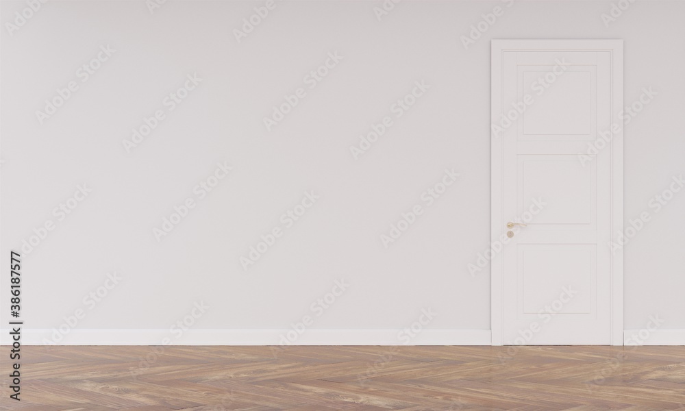 Home interrior, white wall Home interrior, white wall