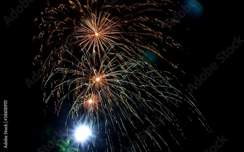 fireworks in the sky