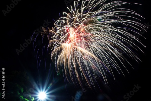 fireworks in the sky