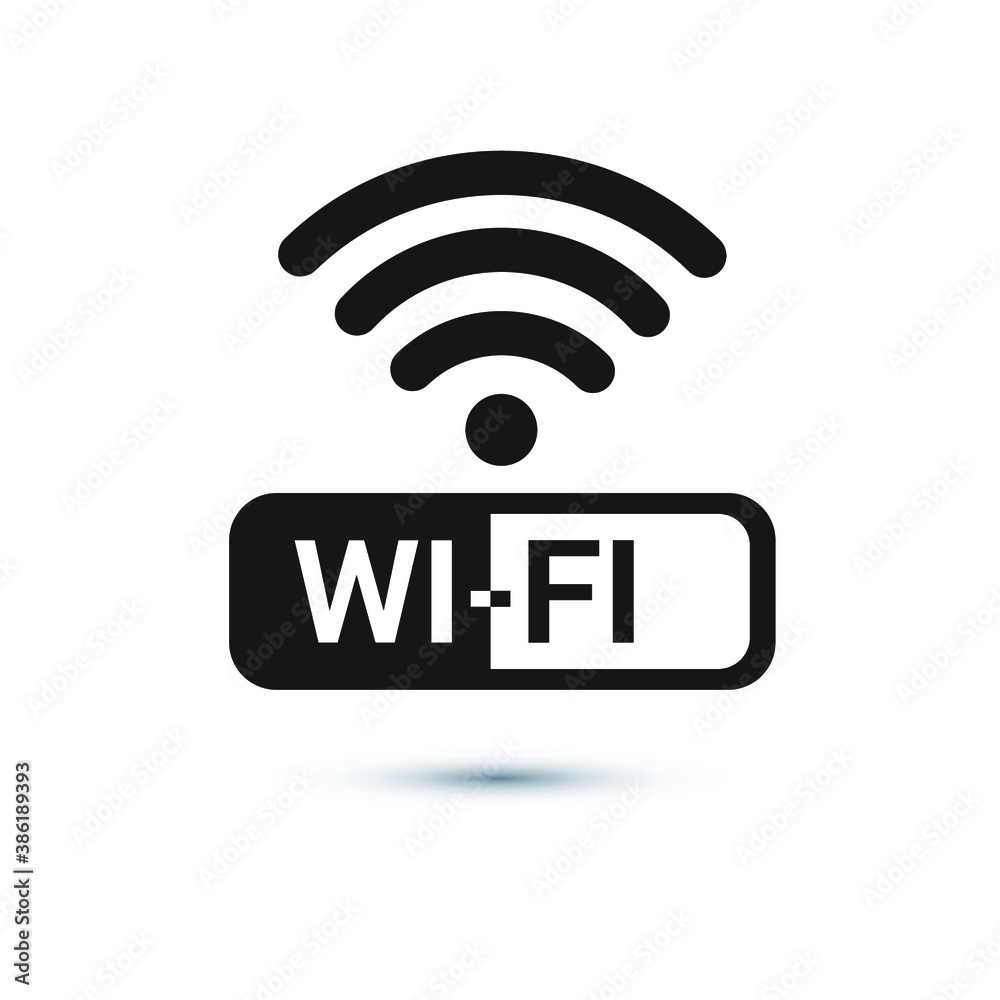 Wifi icon design concept. Eps10 vector illustration. Wifi icon design concept. Eps10 vector illustration.