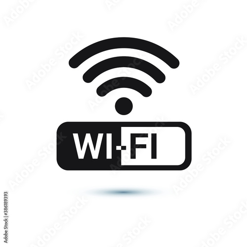 Wifi icon design concept. Eps10 vector illustration.