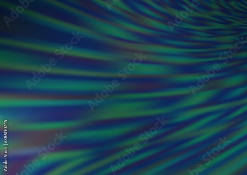 Dark BLUE vector glossy abstract template.