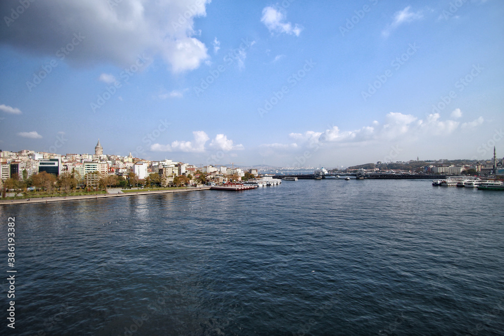 view from istanbul in a sunny day