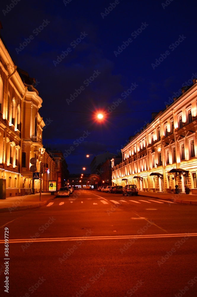 white nights in St. Petersburg