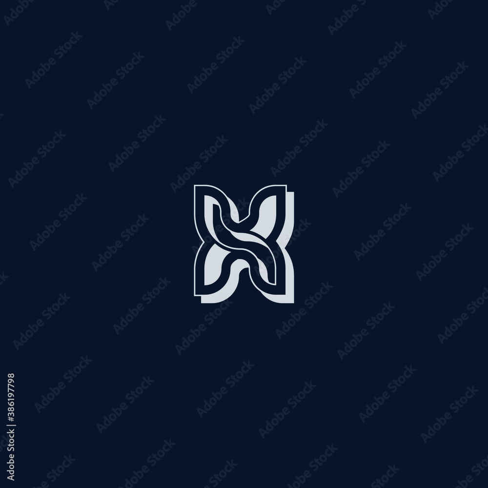 x letter logo. x letter logo.