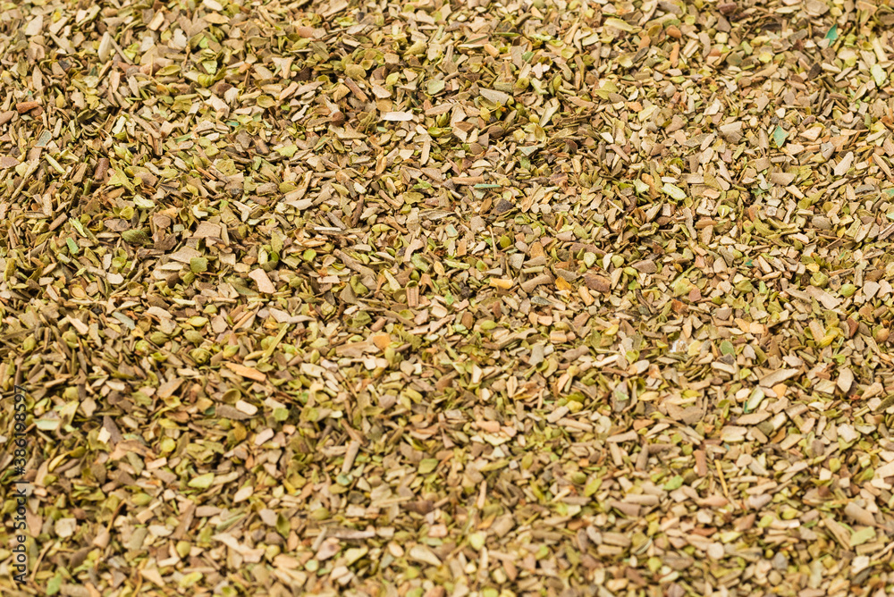 Oregano as a background.