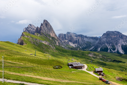 Mount Seceda, Val Gardena, panorama picture - South Tyrol, Italy © Travelvolo
