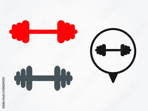 set of dumbbell