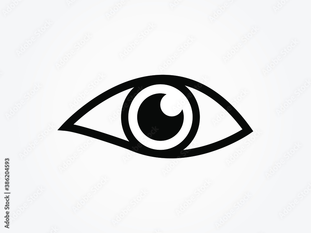 eye symbol vector eye symbol vector