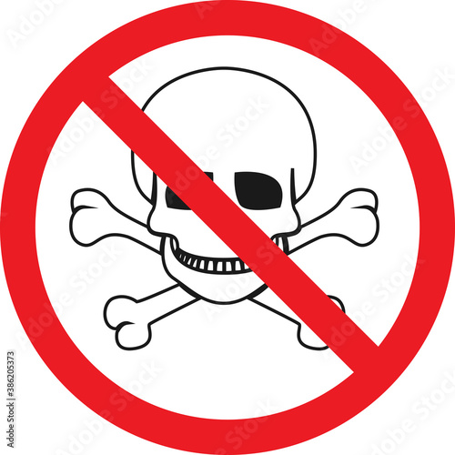 No chemicals or liquids dangerous toxic signs. Perfect for backgrounds, backdrop, sticker, label, icon, sign and symbols.