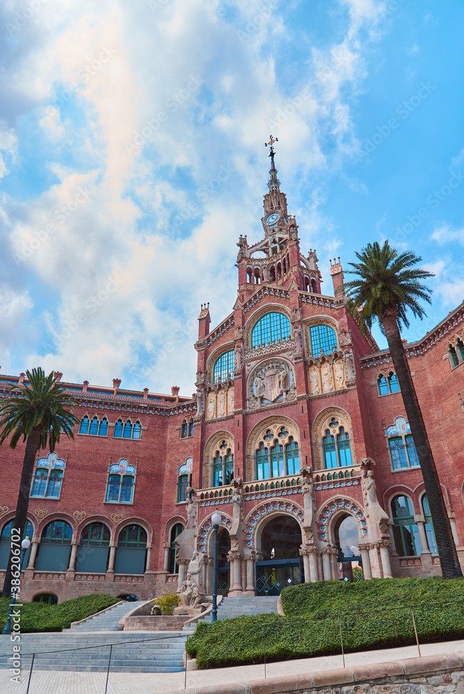 Hospital de la Santa Creu i Sant Pau in Barselona