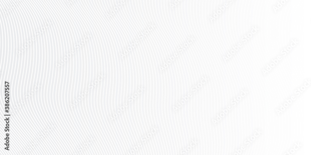 White abstract background with wavy lines White abstract background with wavy lines