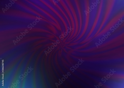 Dark Purple vector blur pattern.