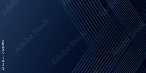 Dark blue abstract background with diagonal lines. Vector illustration design for presentation, banner, cover, web, flyer, card, poster, game, texture, slide, magazine, and powerpoint. 