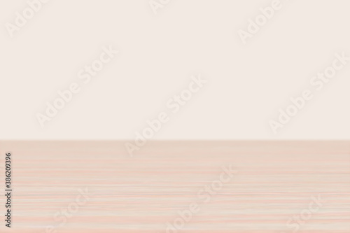 Wooden tabletop background. Mininal plain room.