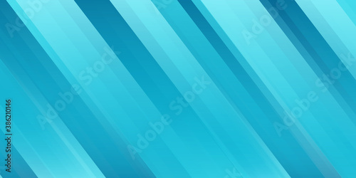 Bright navy blue green tosca dynamic abstract vector background with diagonal lines. 