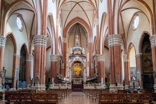 The Basilica San Petronio in Bologna