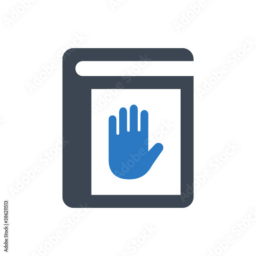 Oath book icon