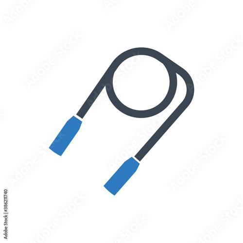 Jumping rope icon
