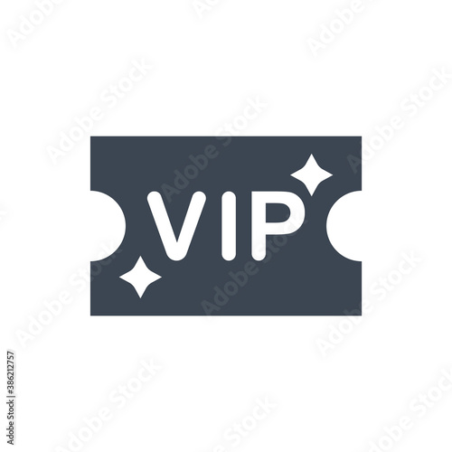 Vip ticket icon