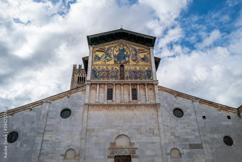 The Basilica San Frediano in Lucca photo