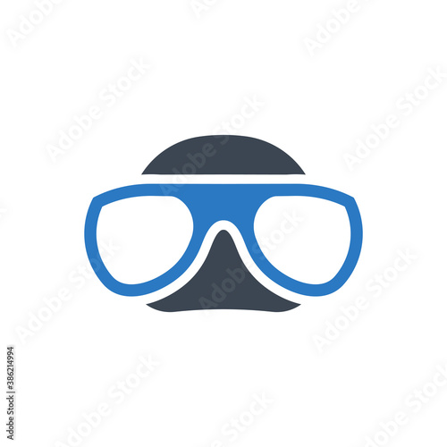 Scuba mask icon