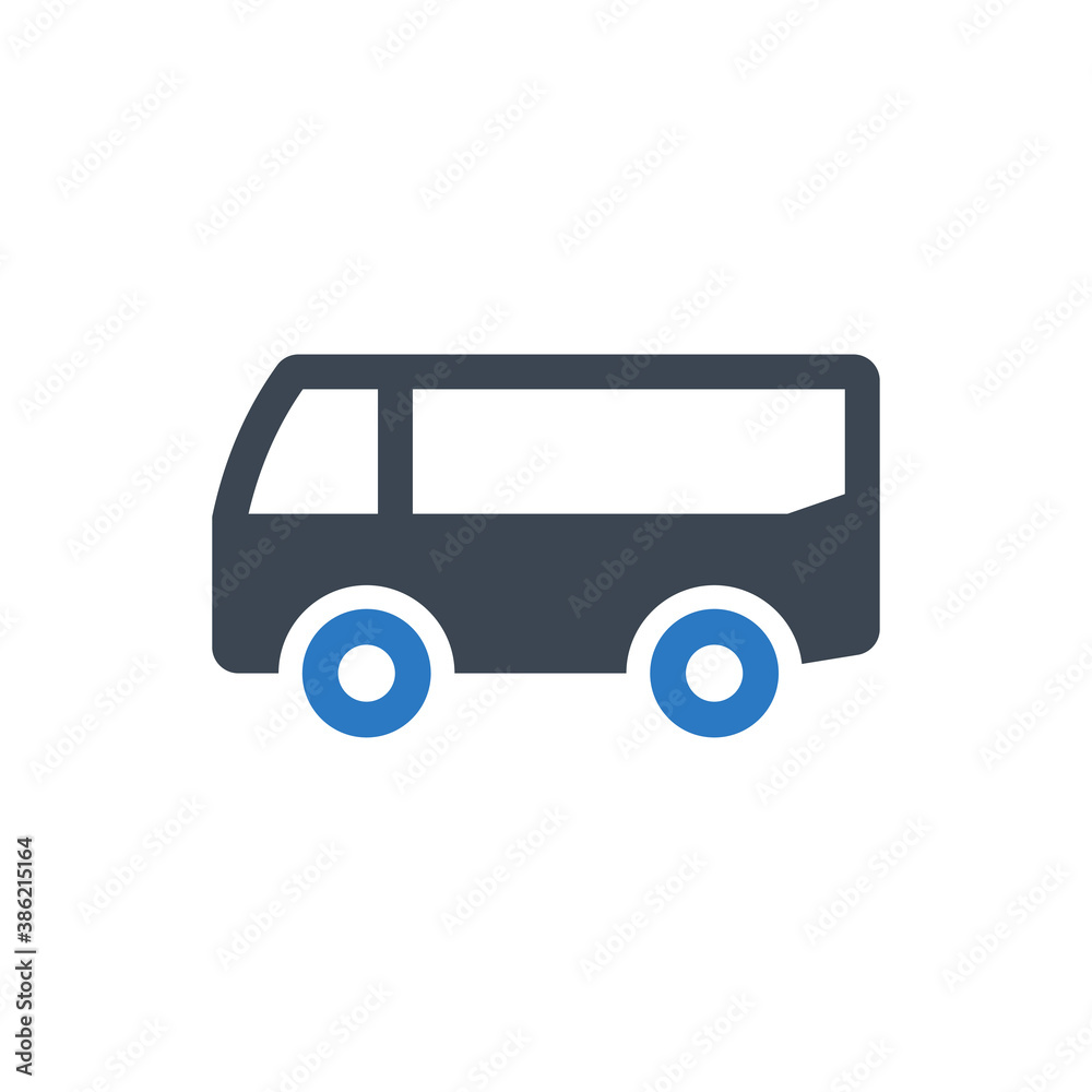 Travel bus icon