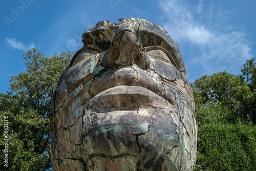 A statue in the Giardino Boboli in Florence photo