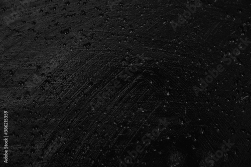 rain on the black marble