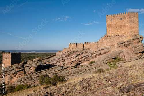 Zafra castle  12th century  Campillo de Due  as  Guadalajara  Spain