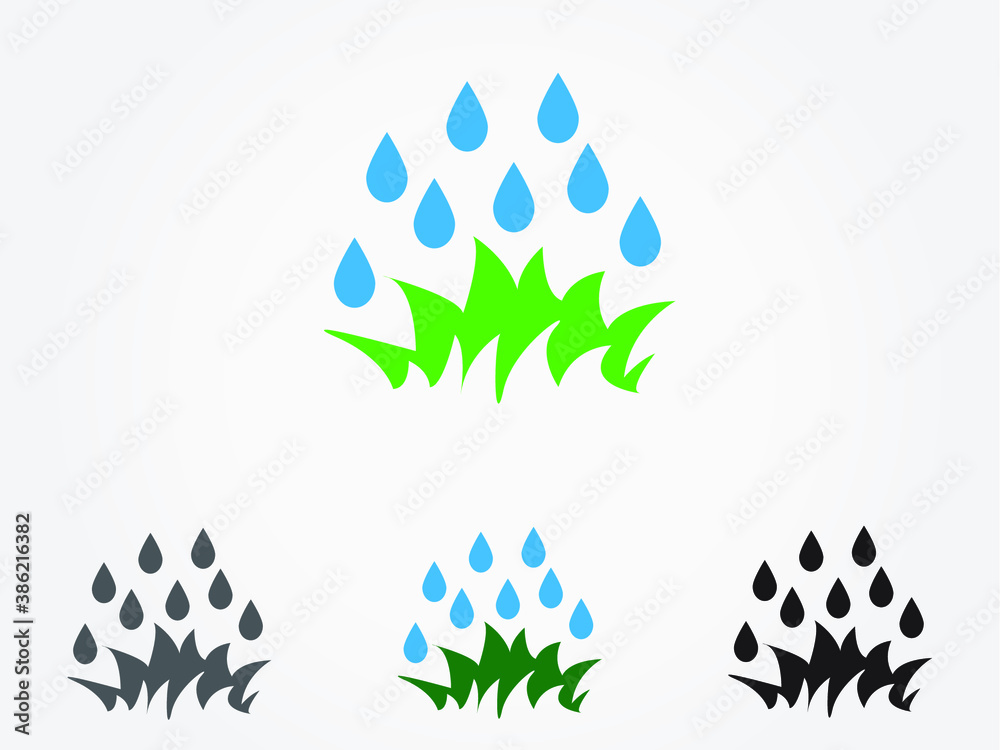 Obraz premium drop water illustration, 