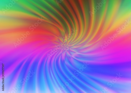 Light Multicolor  Rainbow vector abstract template.