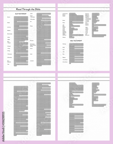 (Catholic) Bullet Journal Read Through the Bible Chart