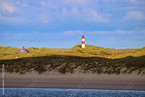 A hidden lighthouse in the Dunes of Sylt