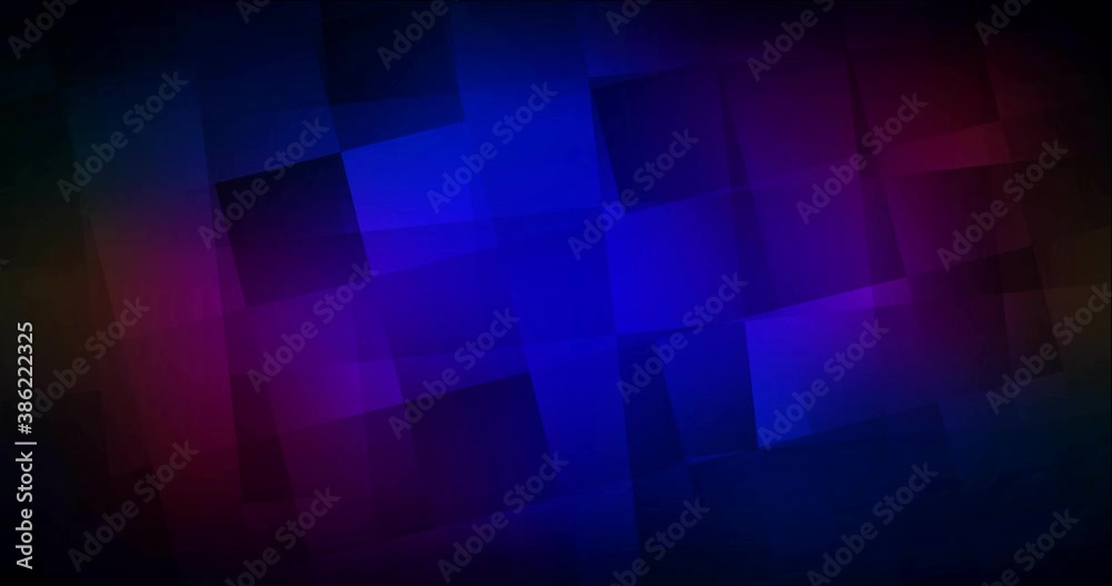4K looping dark blue, red animation in square style. High-quality clip in simple style with squares. Flowing design for presentations. 4096 x 2160, 30 fps. 4K looping dark blue, red animation in square style. High-quality clip in simple style with squares. Flowing design for presentations. 4096 x 2160, 30 fps.