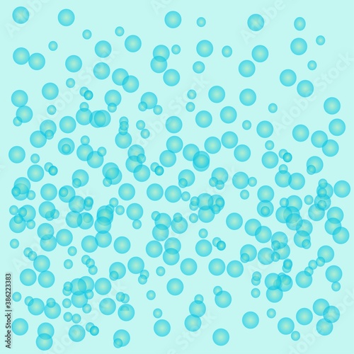 background with water bubbles, vector bubbles pattern