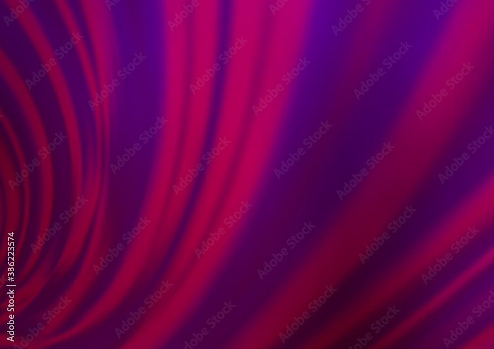 Fototapeta premium Light Purple vector blurred background.