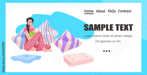 young mother playing with newborn baby happy woman spending time with child motherhood concept full length horizontal copy space vector illustration