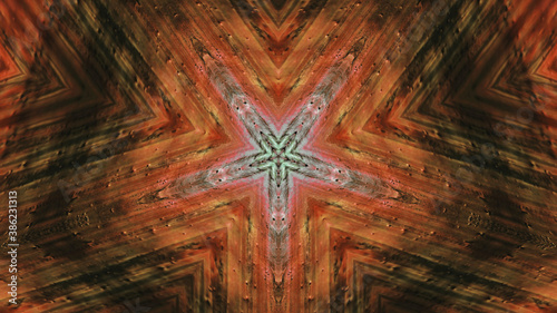 Abstract kaleidoscope background. Beautiful multicolor kaleidoscope texture. Unique kaleidoscope design.