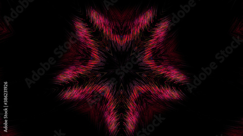 Abstract kaleidoscope background. Beautiful multicolor kaleidoscope texture. Unique kaleidoscope design.