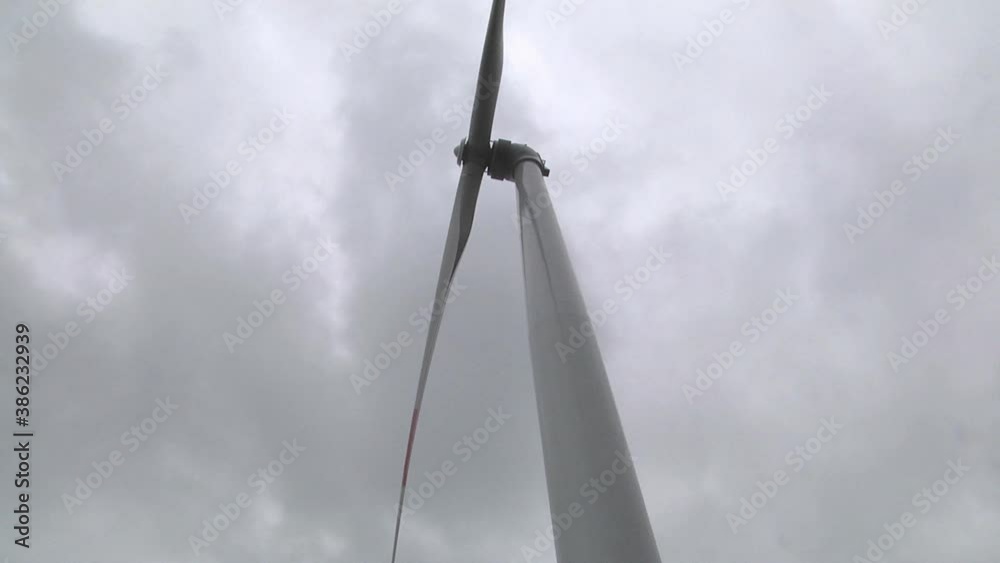 wind power plant and clouds timelapse wind power plant and clouds timelapse