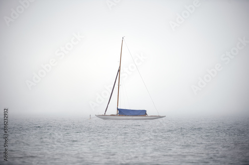 Sailboat in the Fog