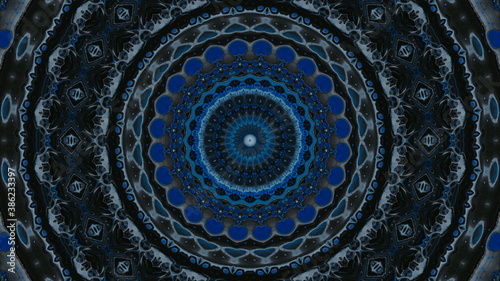 Abstract kaleidoscope background. Beautiful multicolor kaleidoscope texture. Unique kaleidoscope design.