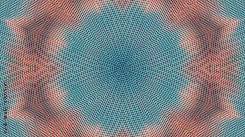 Abstract kaleidoscope background. Beautiful multicolor kaleidoscope texture. Unique kaleidoscope design.