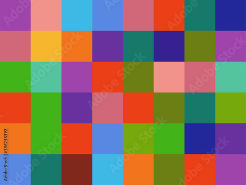 Vector tile background with the color-in-itself contrast colors